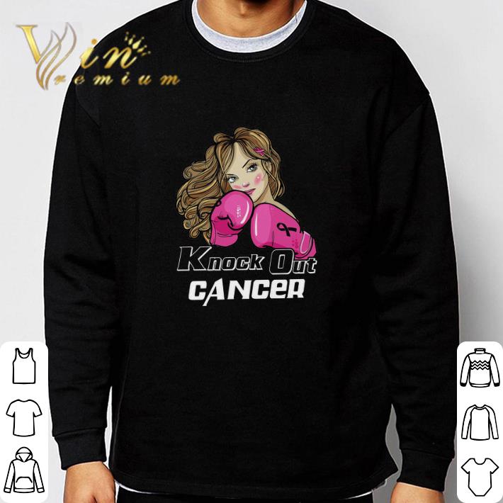 Official Girl Boxing knock out cancer shirt