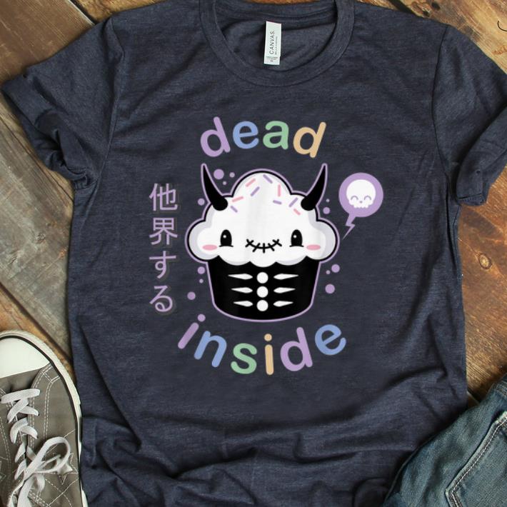 Official Pastel Goth Vaporwave Cupcake Dead Inside Kawaii shirt