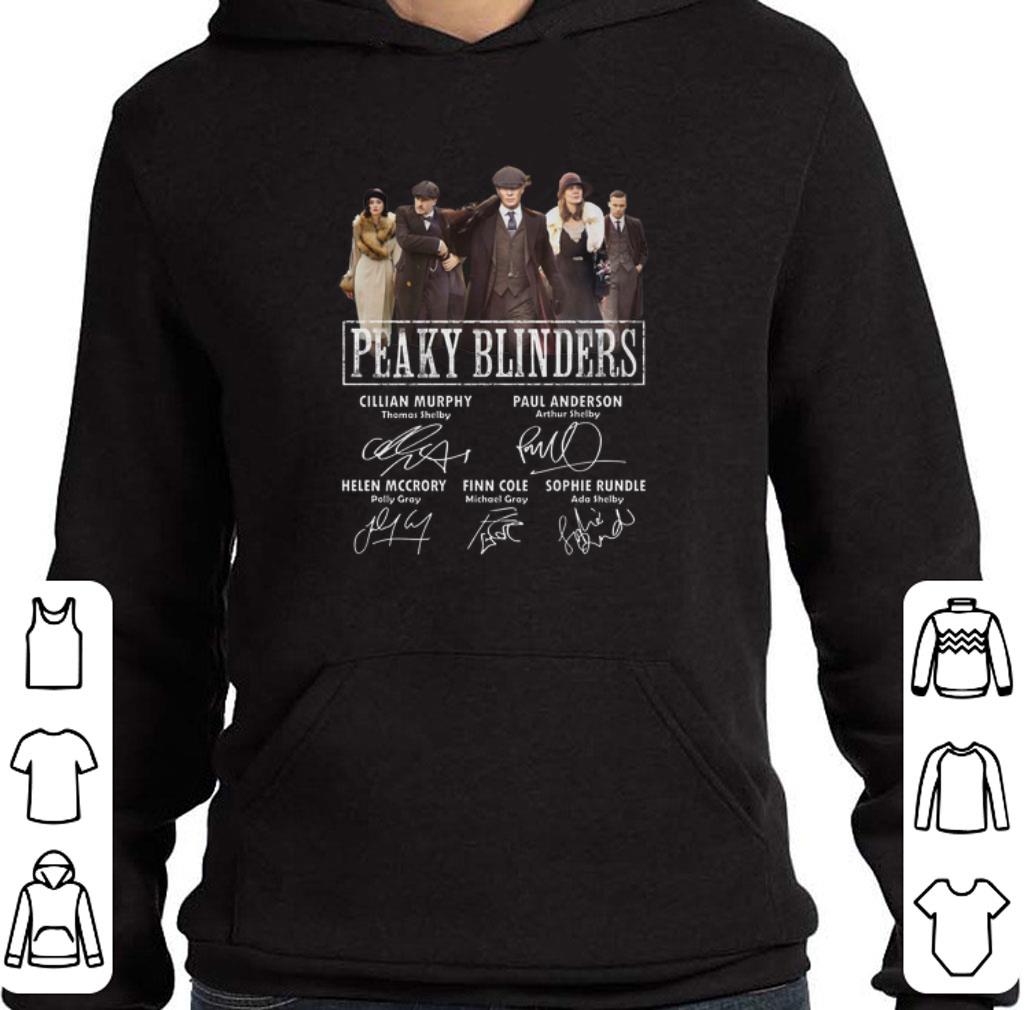 Official Peaky Blinders Cillian Murphy Paul Anderson Finn Cole Signatures shirt