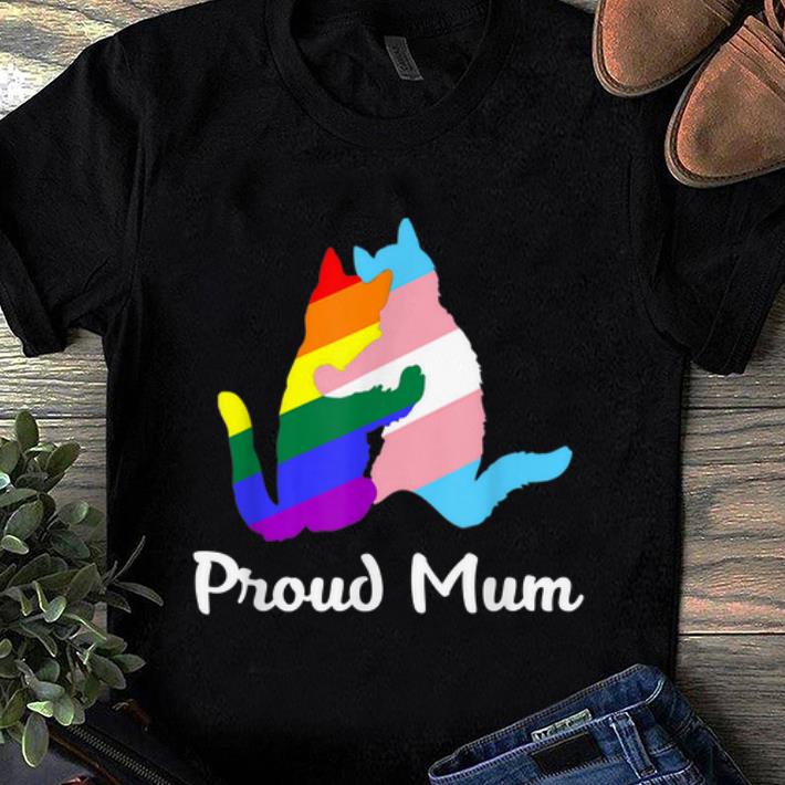 Official Proud Mum LGBT Gay Pride Month Rainbow Flag shirt