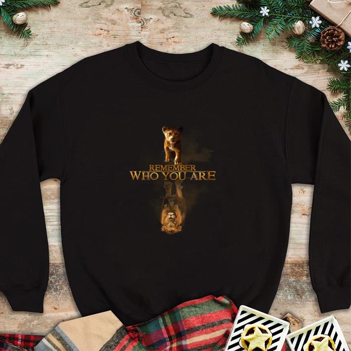 Official Remember who you are Simba reflection Mufasa shirt