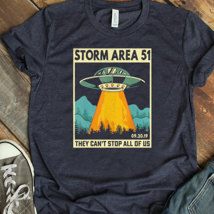 Official Storm Area 51 UFO They Can't Stopp All Of Us shirt