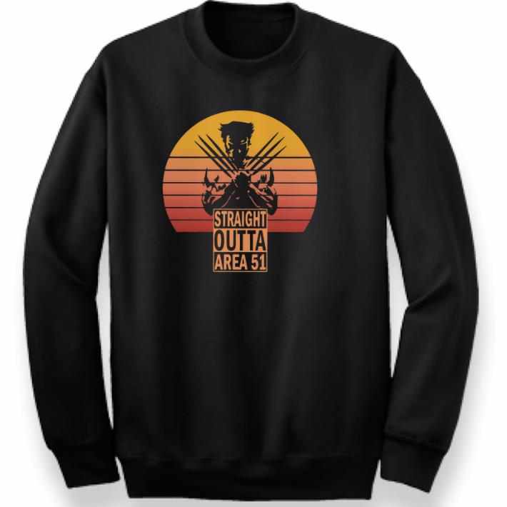 Official Straight outta Area 51 Wolverine shirt