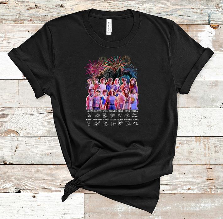 Official Thank You For The Memories Stranger Things Firework Signature shirt