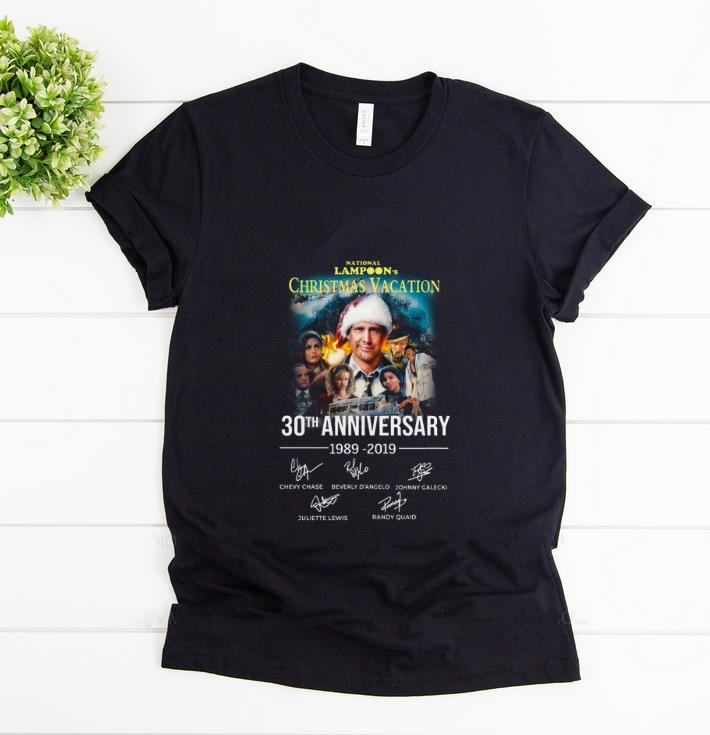 Original Christmas Vacation 30th Anniversary 1989 2019 Signature shirt
