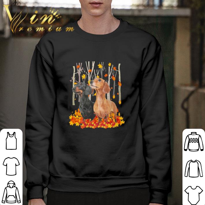 Original Dachshund autumn forest shirt 5 Original Dachshund autumn forest shirt