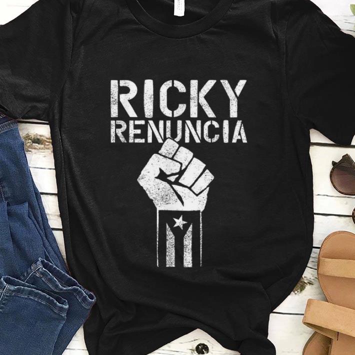  Original Ricky Renuncia Bandera Negra Puerto Rico shirt