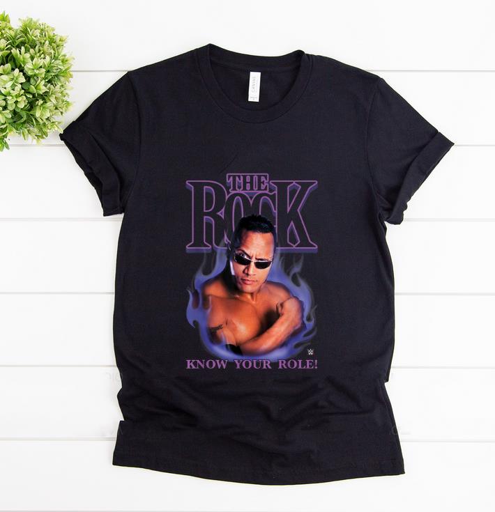 Original The Rock Know Your Role WWE shirt