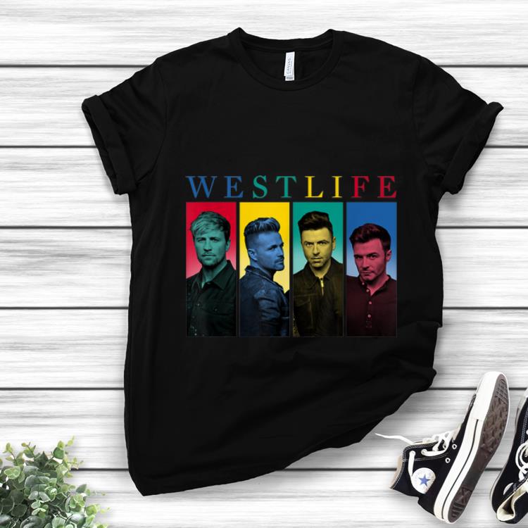 Original Westlife Colour Heads shirt 5 Original Westlife Colour Heads shirt