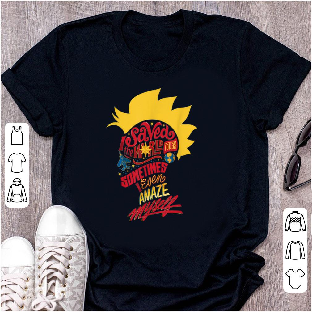Premium Captain Marvel Mohawk I Saved The World Today shirt