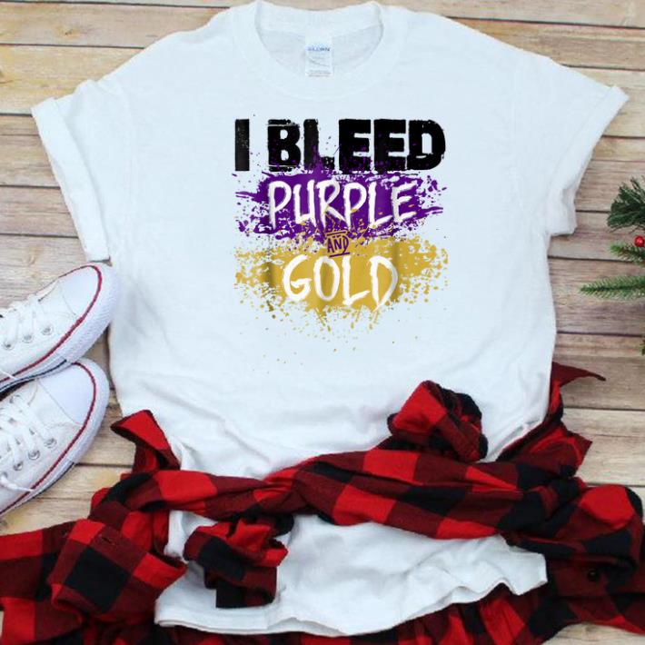 Premium I Bleed Purple And Gold shirt