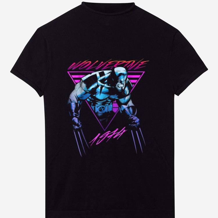 Premium Marvel X-Men Wolverine Neon Retro shirt