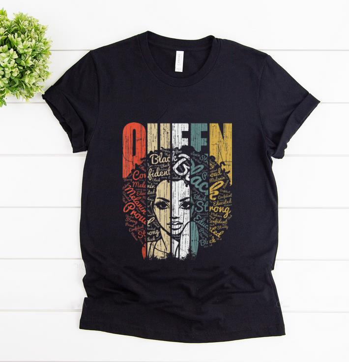 Premium Vintage African American Queen Educated Strong shirt