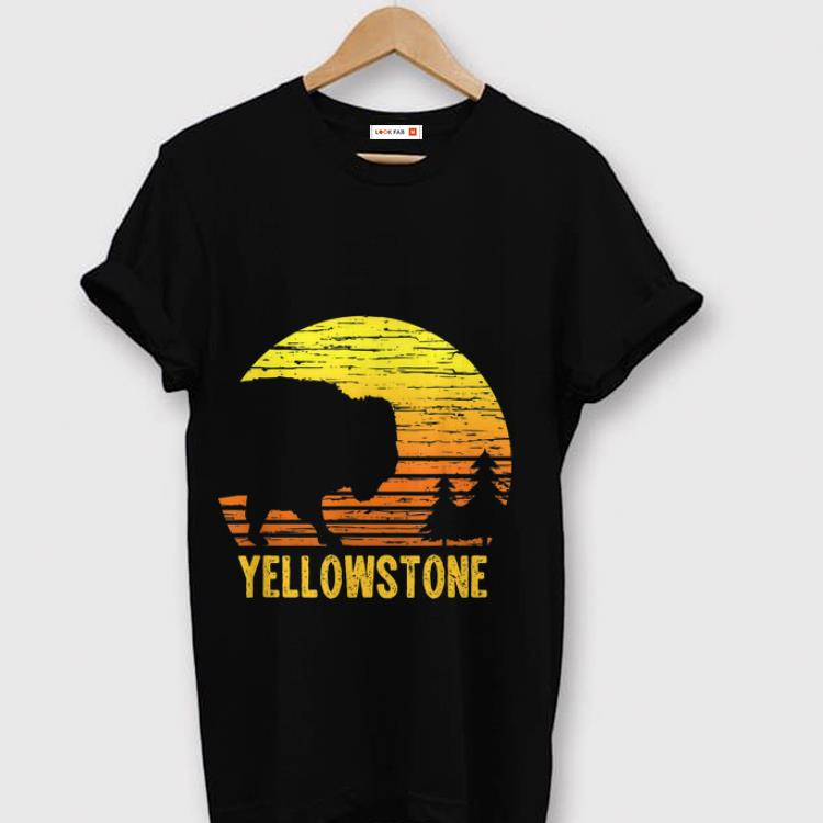  Premium Vintage Yellowstone National Park Retro Travel shirt