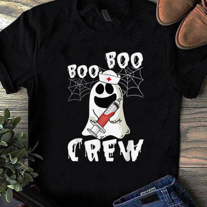 Pretty Boo Boo Crew Nurse Ghost Halloween shirt