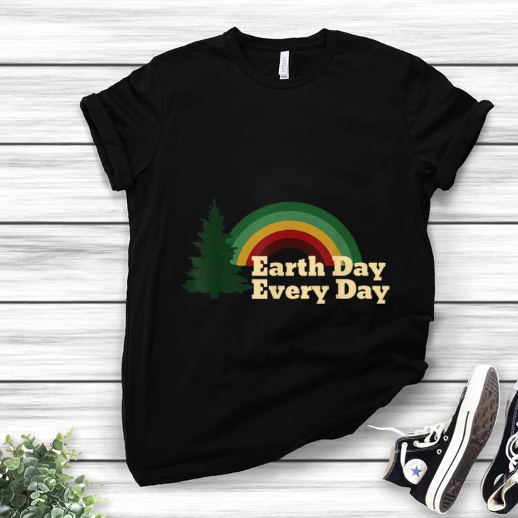 Pretty Earth Day Everyday Rainbow Pine Tree shirt