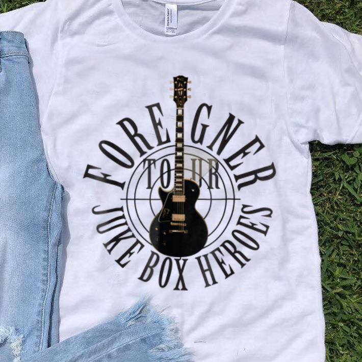 Pretty Foreigner Juke Box Heroes Electric Guitar shirt