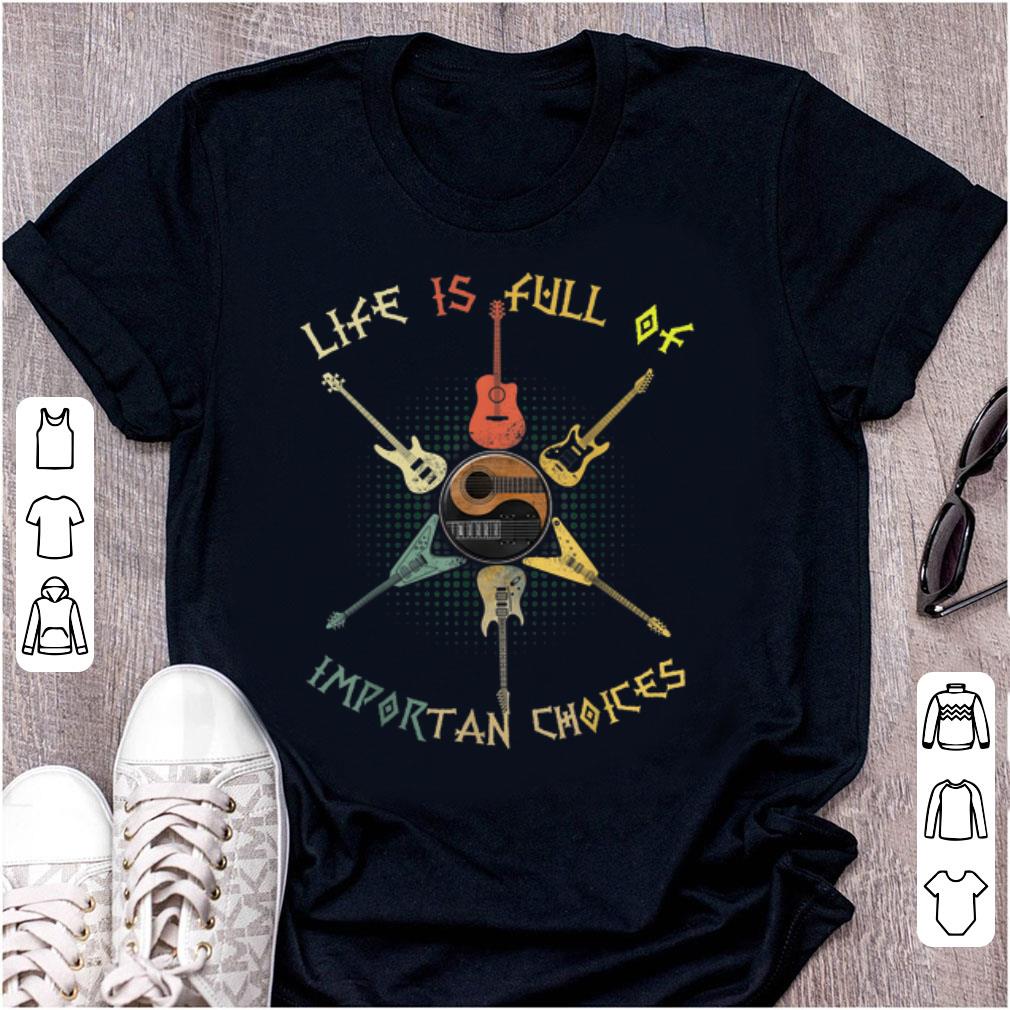 Pretty Guitar Acoustic And Electric Guitar Importan Choices shirt