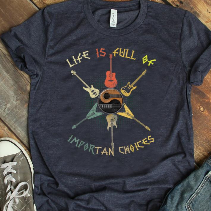 Pretty Guitar Acoustic And Electric Guitar Importan Choices shirt