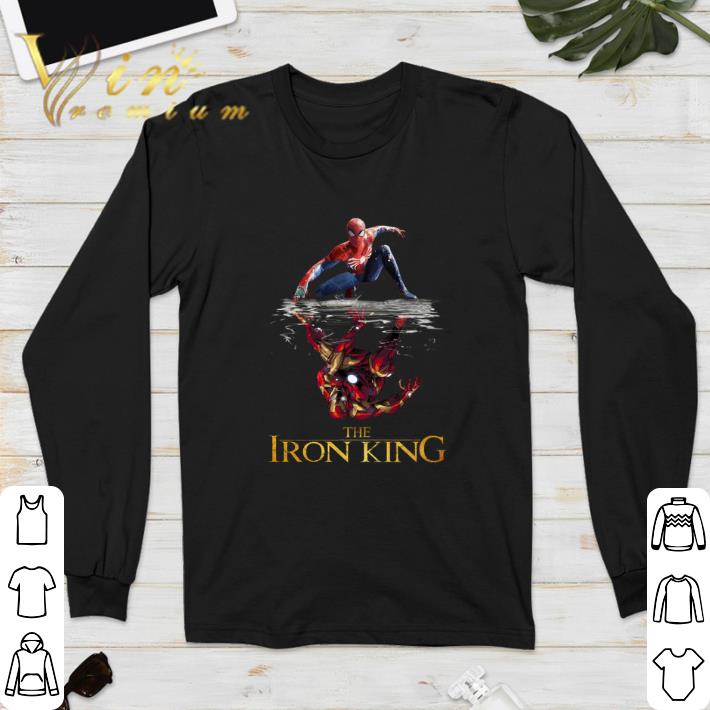 Spider Man reflection Iron Man The Iron King shirt sweater 5 Spider Man reflection Iron Man The Iron King shirt sweater