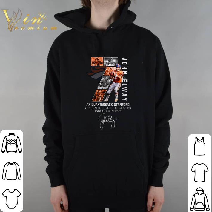 Top 7 John Elway Quarterback Stanford years with Broncos 1983-1998-Recovered shirt 5 Top 7 John Elway Quarterback Stanford years with Broncos 1983-1998-Recovered shirt