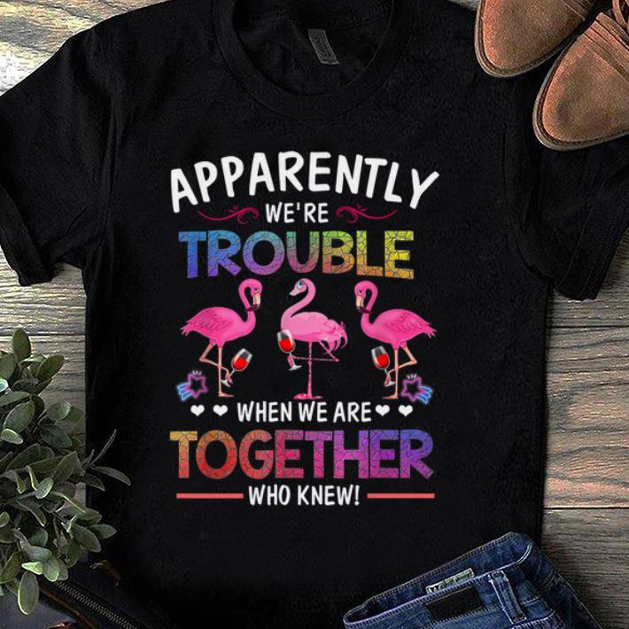 Top Apparently We're Trouble When We Are Together Who Knew shirt ...