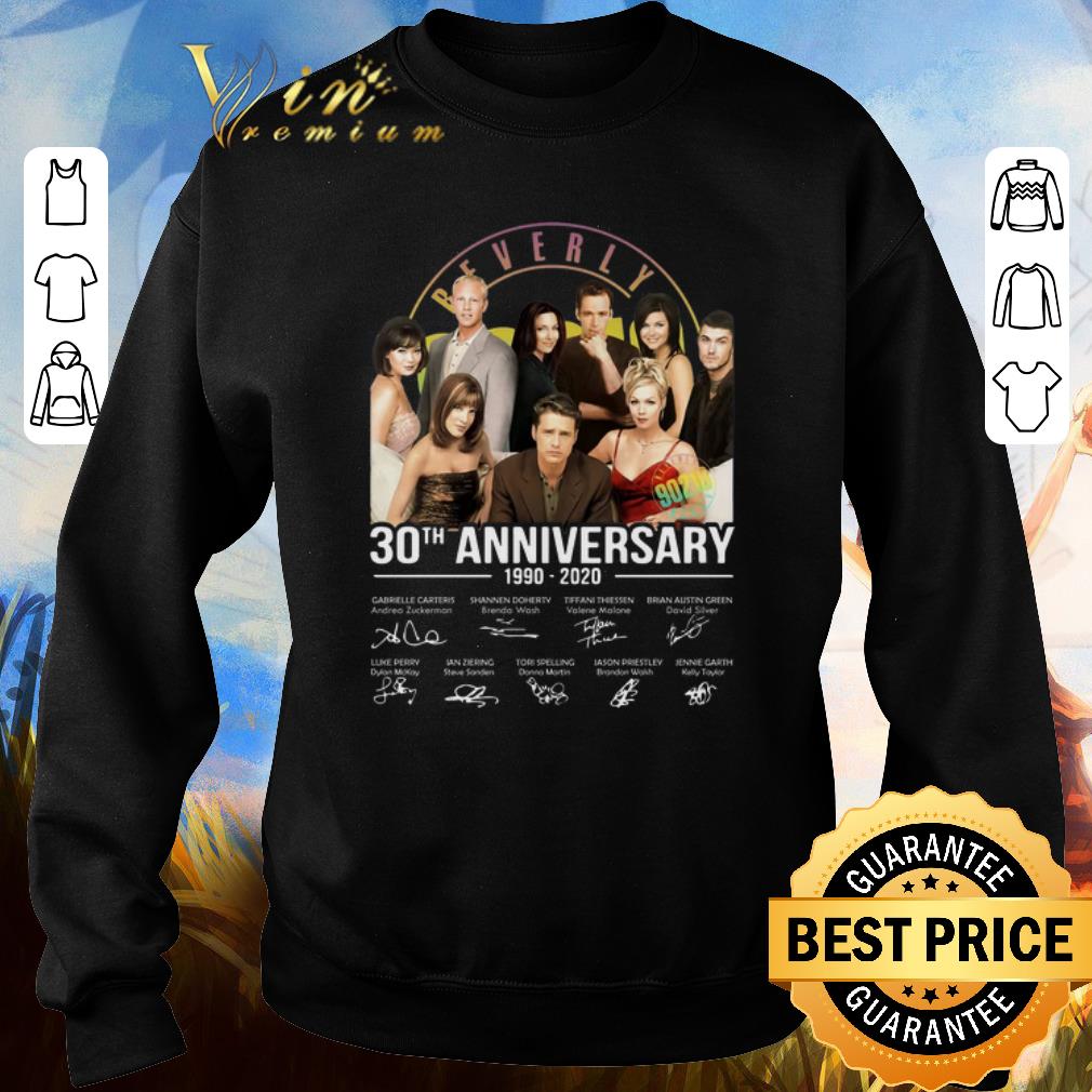 Top Beverly Hills 90210 30th anniversary 1990-2020 signatures shirt 5 Top Beverly Hills 90210 30th anniversary 1990-2020 signatures shirt