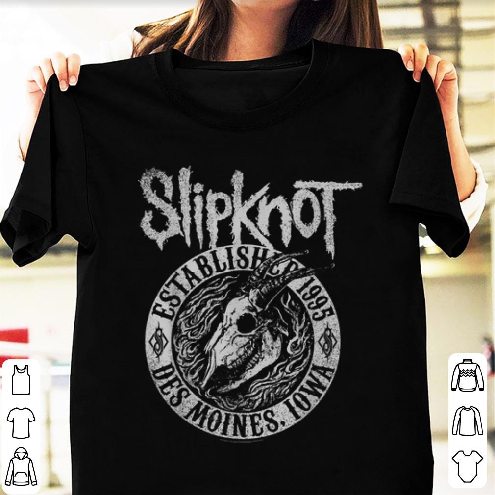 Top Official Goat Flames Slipknot Established 1995 shirt