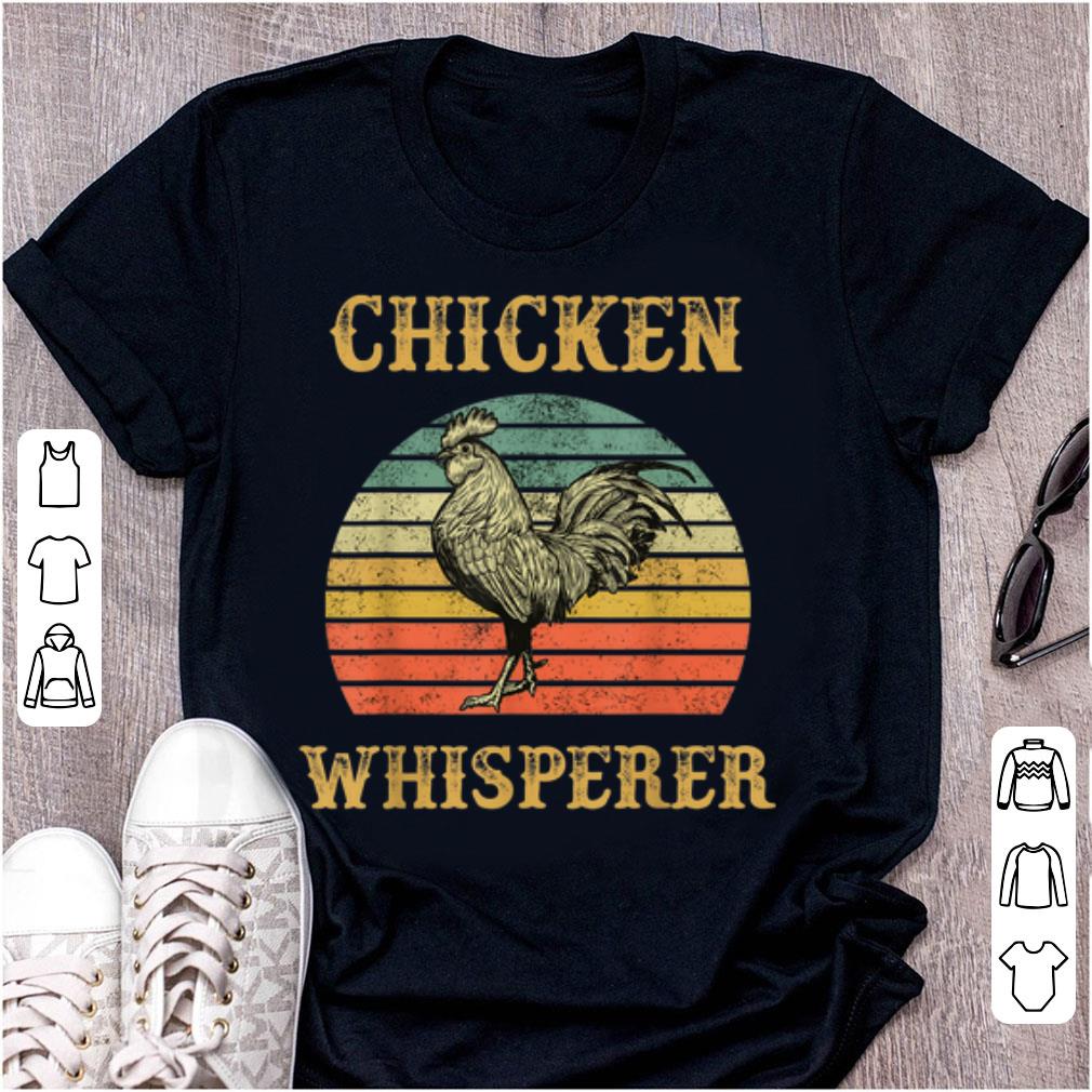 Top Retro Vintage Chicken Whisperer Chicken Lovers shirt