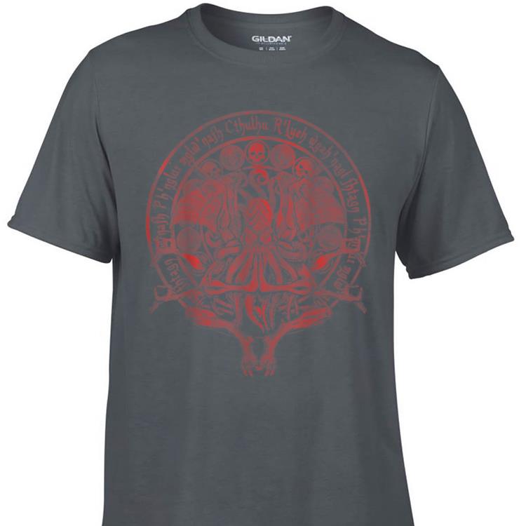 Top The Idol - Cthulhu Red Variant Indian God guy tee
