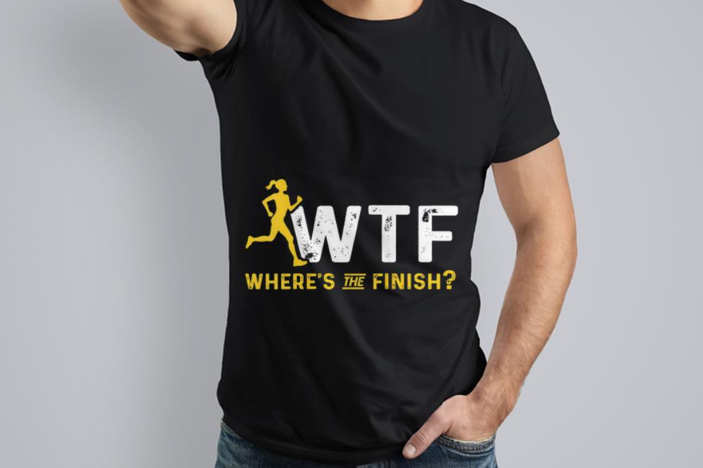  Top Where's The Finish Wtf Womens Running shirt