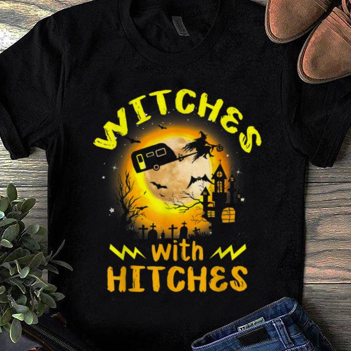Awesome Camping Halloween Witches with Hitches Funny Costume Gifts shirt