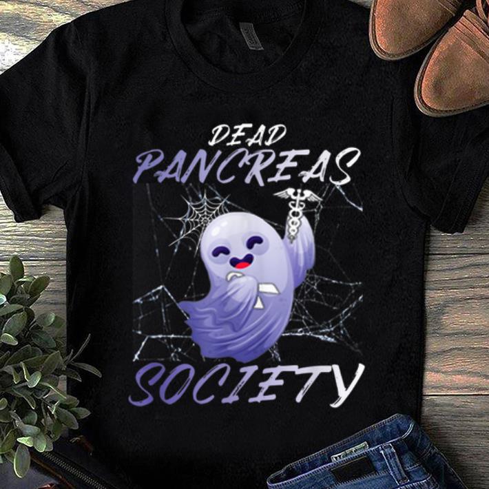 Awesome Dead Pancreas Society Diabetes Awareness Boo Ghost shirt