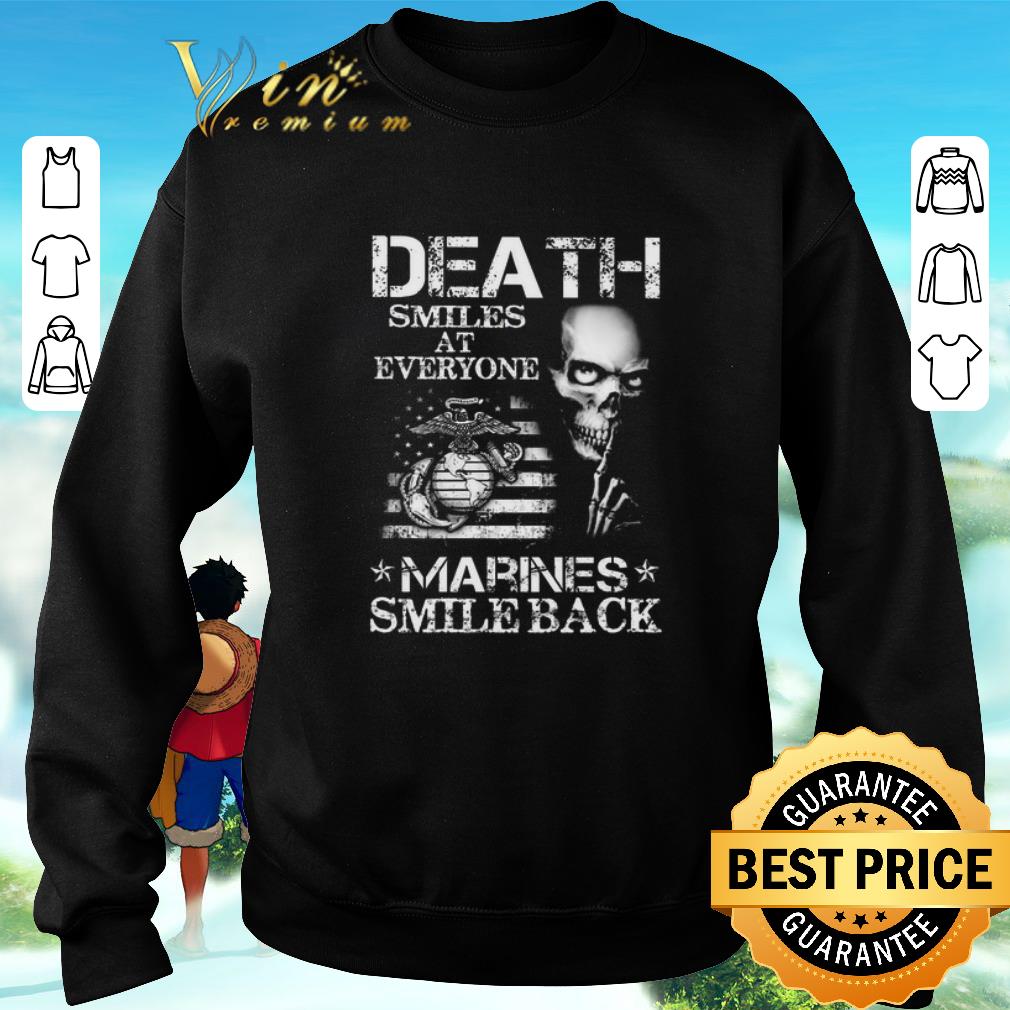 Awesome Death smiles at everyone Marines smile back shirt