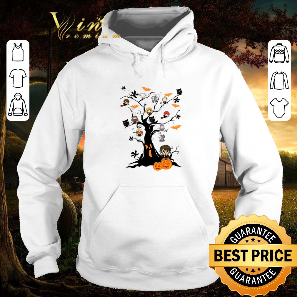 Awesome Harry Potter pumpkin ghost boo on the tree Halloween shirt