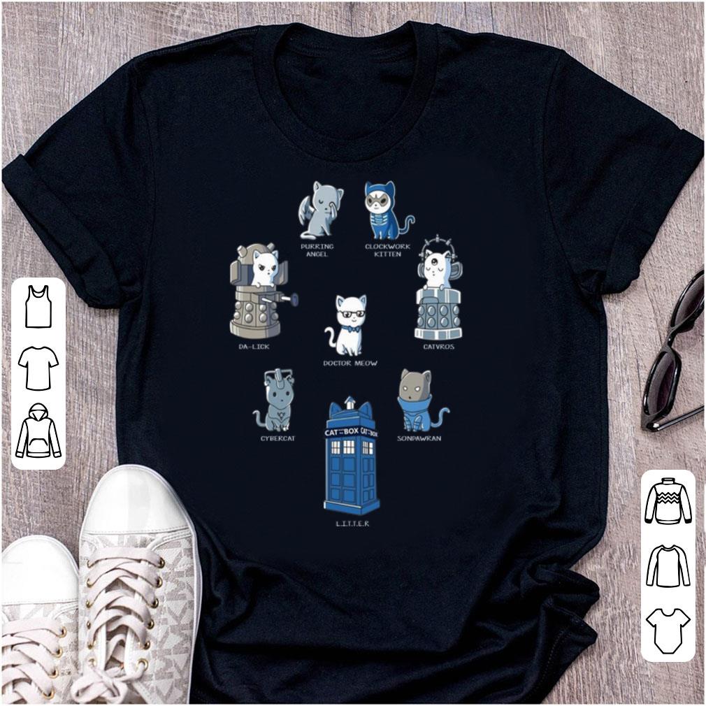 Awesome Purring Angel Clockwork Kitten Da Lick Catvros Doctor Meow shirt