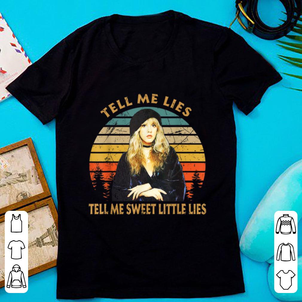 Awesome Vintage Stevie Nicks Tell Me Lies Tell Me Sweet Little Lies shirt