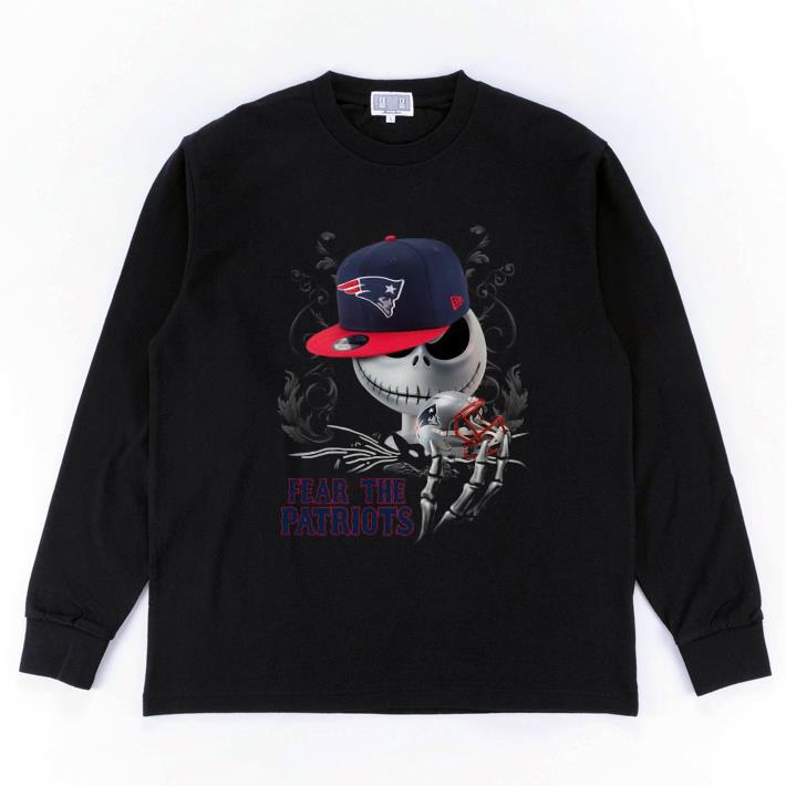 Funny Jack Skellington fear the Patriots shirt 5 Funny Jack Skellington fear the Patriots shirt