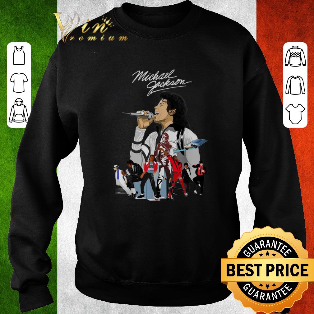 Funny Michael Jackson signature wallpaper shirt