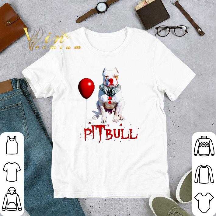 Funny Pennywise pITbull Clown Halloween shirt