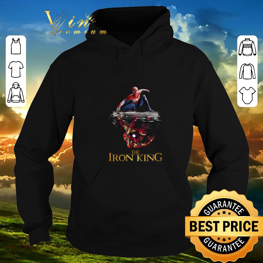 Funny Spider Man reflection Iron Man The Iron King shirt sweater