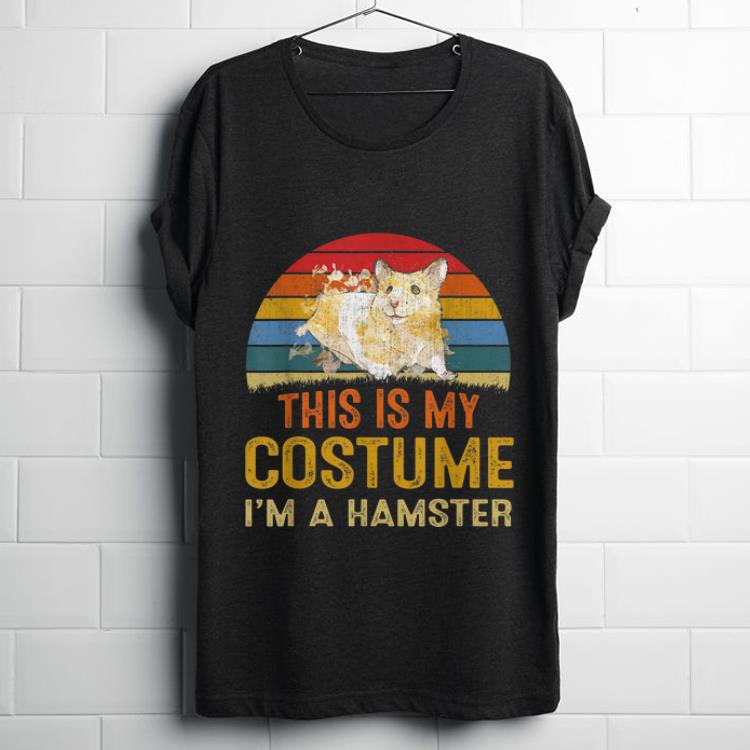  Funny This Is My Costume Hamster Vintage shirt