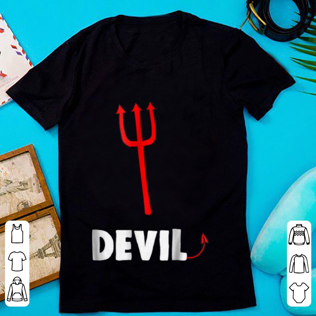 Hot Couple Matching Halloween Costumes Devil shirt