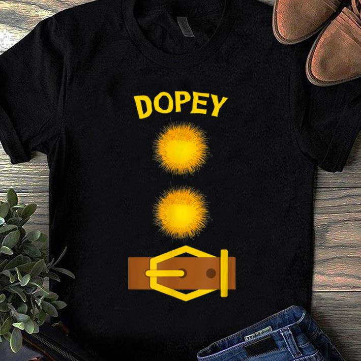 Hot Dopey Dwarf With Belly Halloween Costume Seven Dwarf shirt