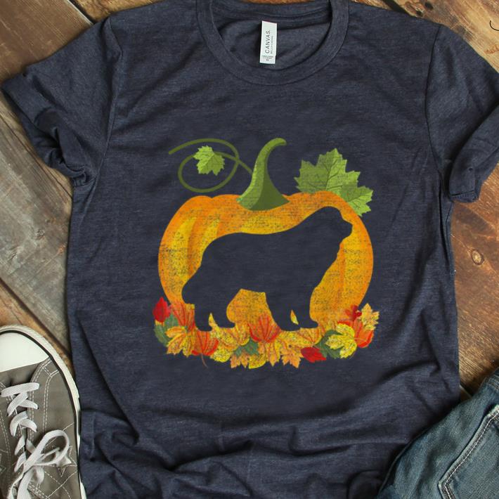  Hot Halloween Newfoundland Dog Pumpkin shirt