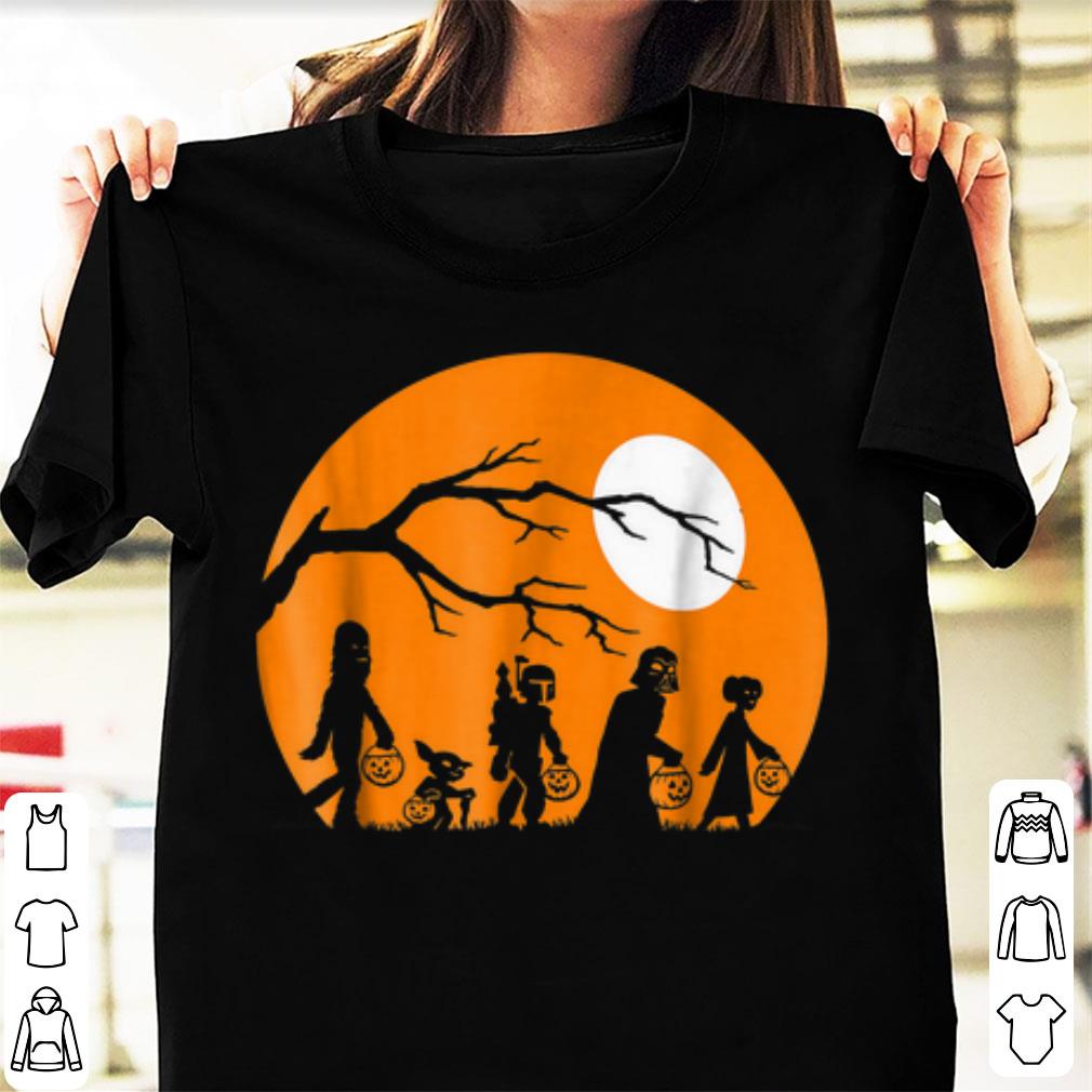Hot Star Wars Trick Or Treat Halloween Silhouette shirt