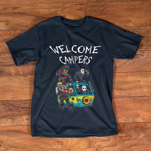 Hot Welcome Campers Horror Movie shirt