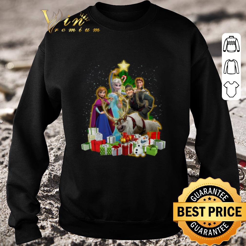 Nice Disney Frozen characters Christmas tree shirt 5 Nice Disney Frozen characters Christmas tree shirt