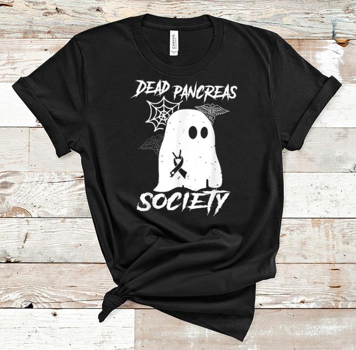 Nice Ghost Halloween Diabetes Awareness Dead Pancreas Society shirt