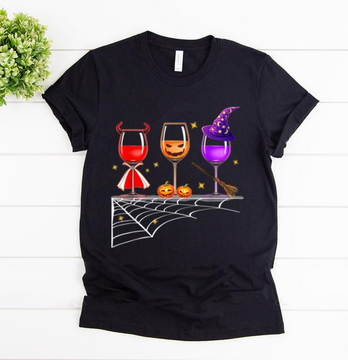 Nice Glasses Of Wine - Halloween Costume Dracula Pumpkin shirt